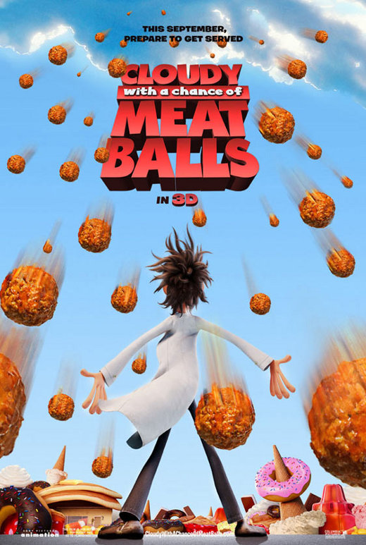 Cloudy with a Chance of Meatballs - Poster